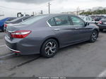 2017 Honda Accord Lx Gray vin: 1HGCR2F30HA218866