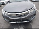 2017 Honda Accord Lx Gray vin: 1HGCR2F30HA218866