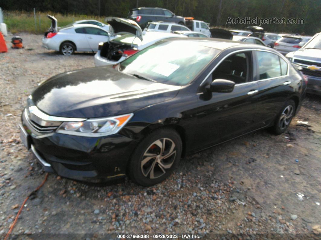 2017 Honda Accord Sedan Lx Black vin: 1HGCR2F30HA282972