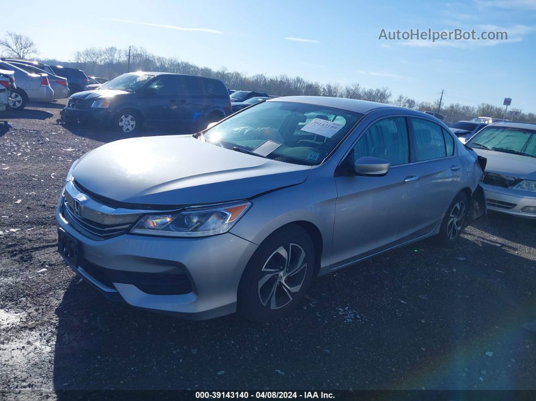 2017 Honda Accord Lx Silver vin: 1HGCR2F30HA285791