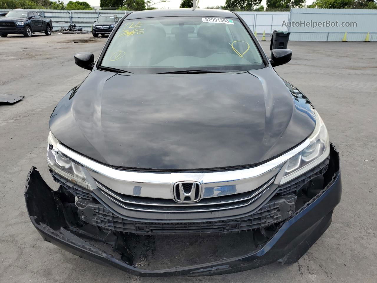 2017 Honda Accord Lx Черный vin: 1HGCR2F30HA299772