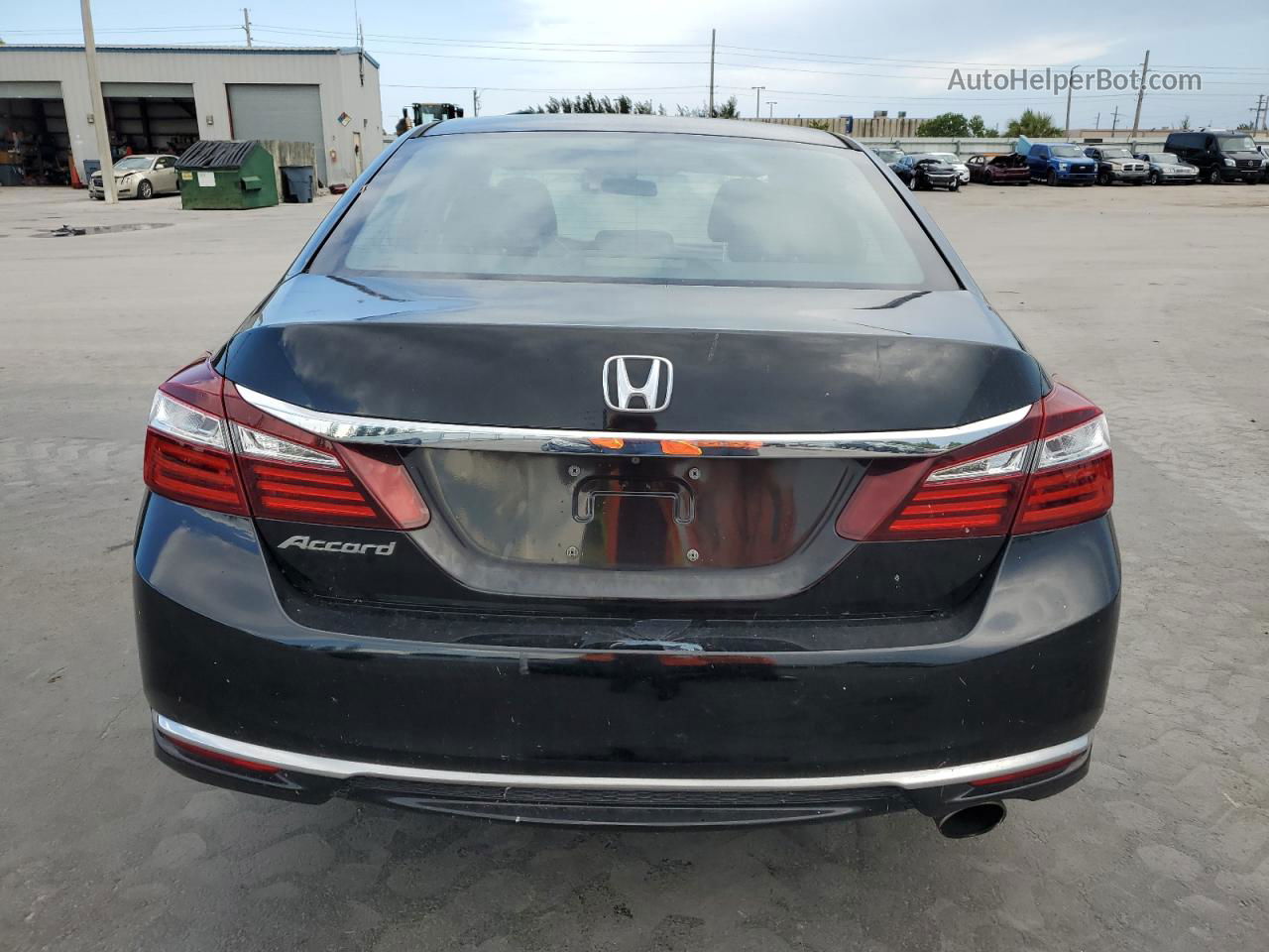 2017 Honda Accord Lx Черный vin: 1HGCR2F30HA299772