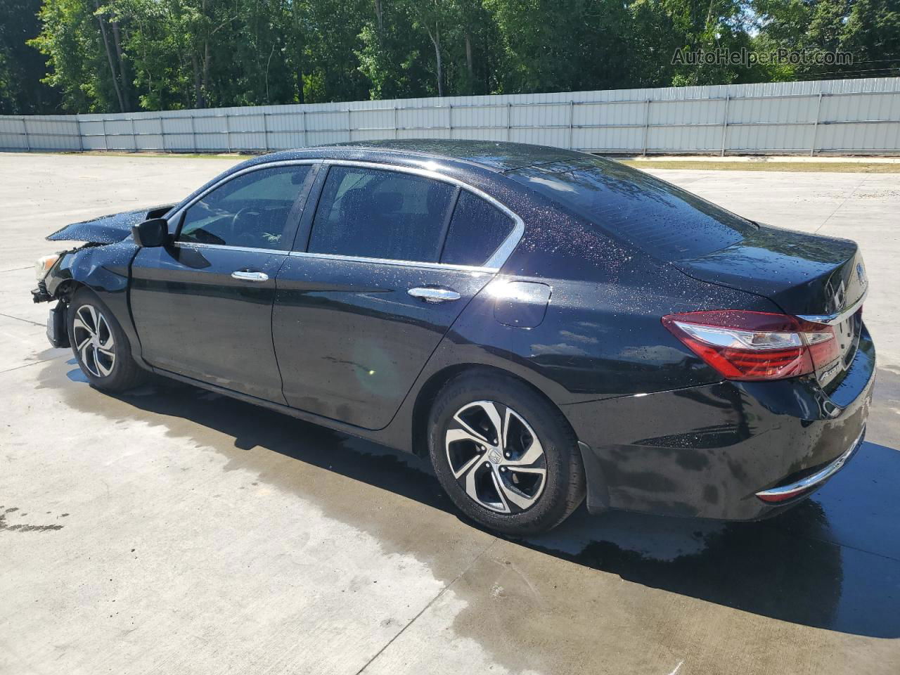 2017 Honda Accord Lx Черный vin: 1HGCR2F30HA304517