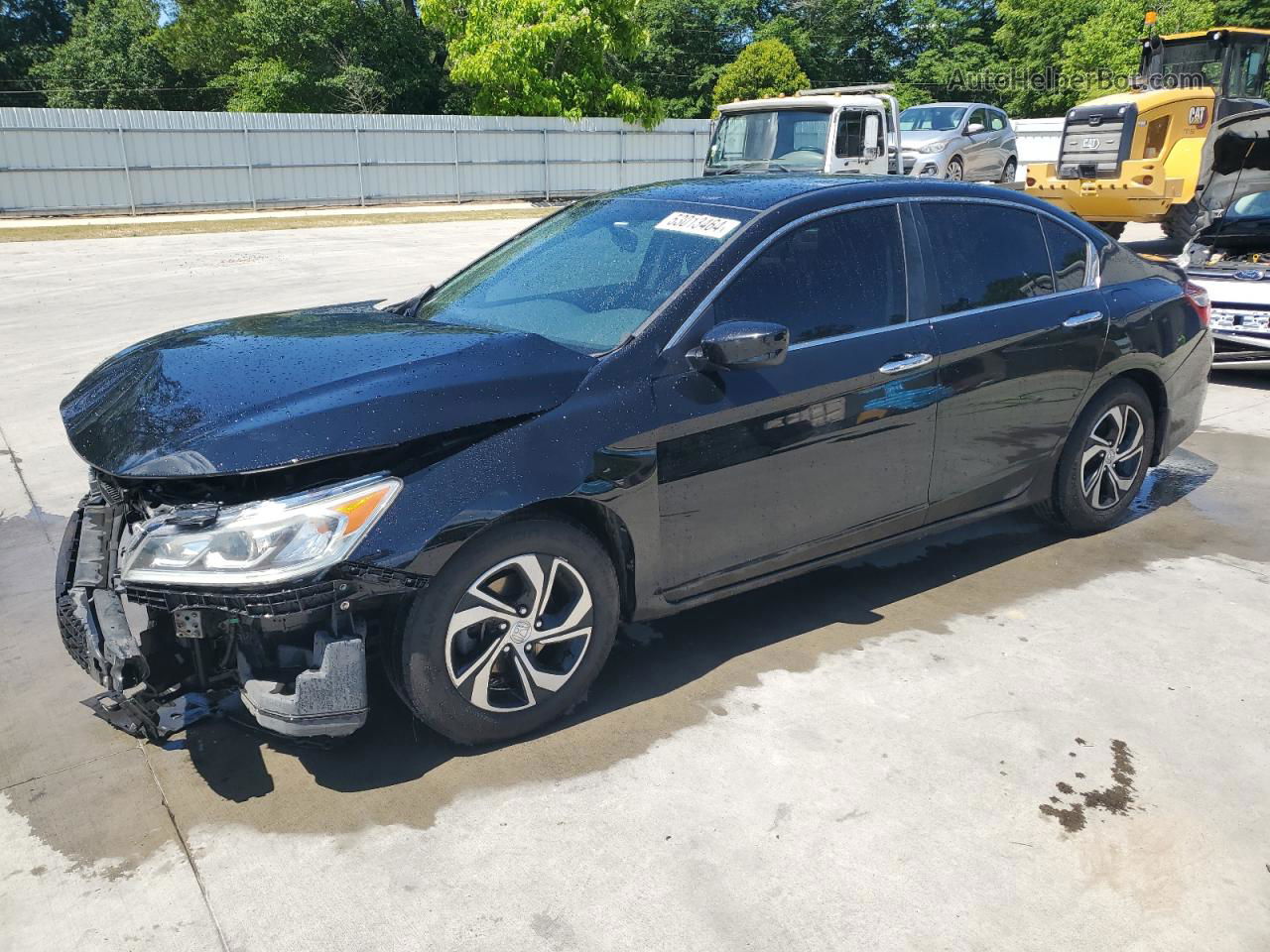 2017 Honda Accord Lx Black vin: 1HGCR2F30HA304517