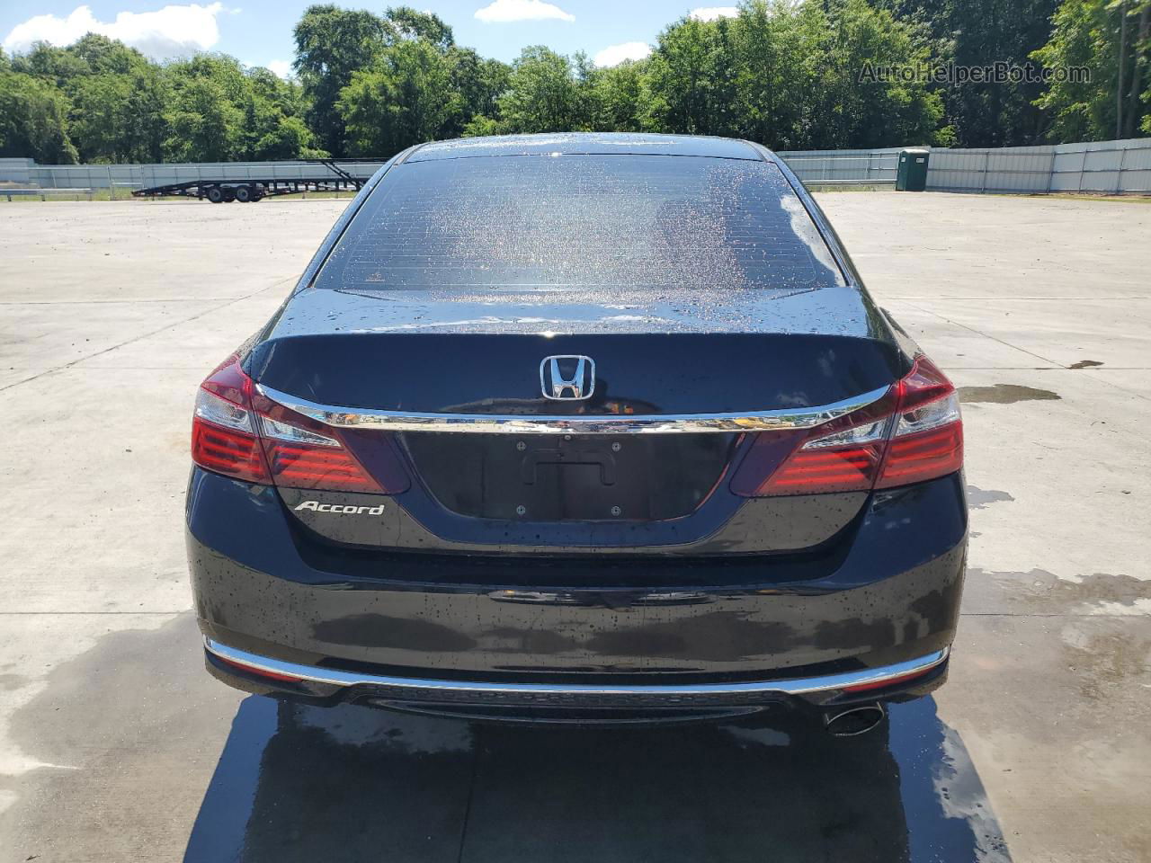 2017 Honda Accord Lx Черный vin: 1HGCR2F30HA304517