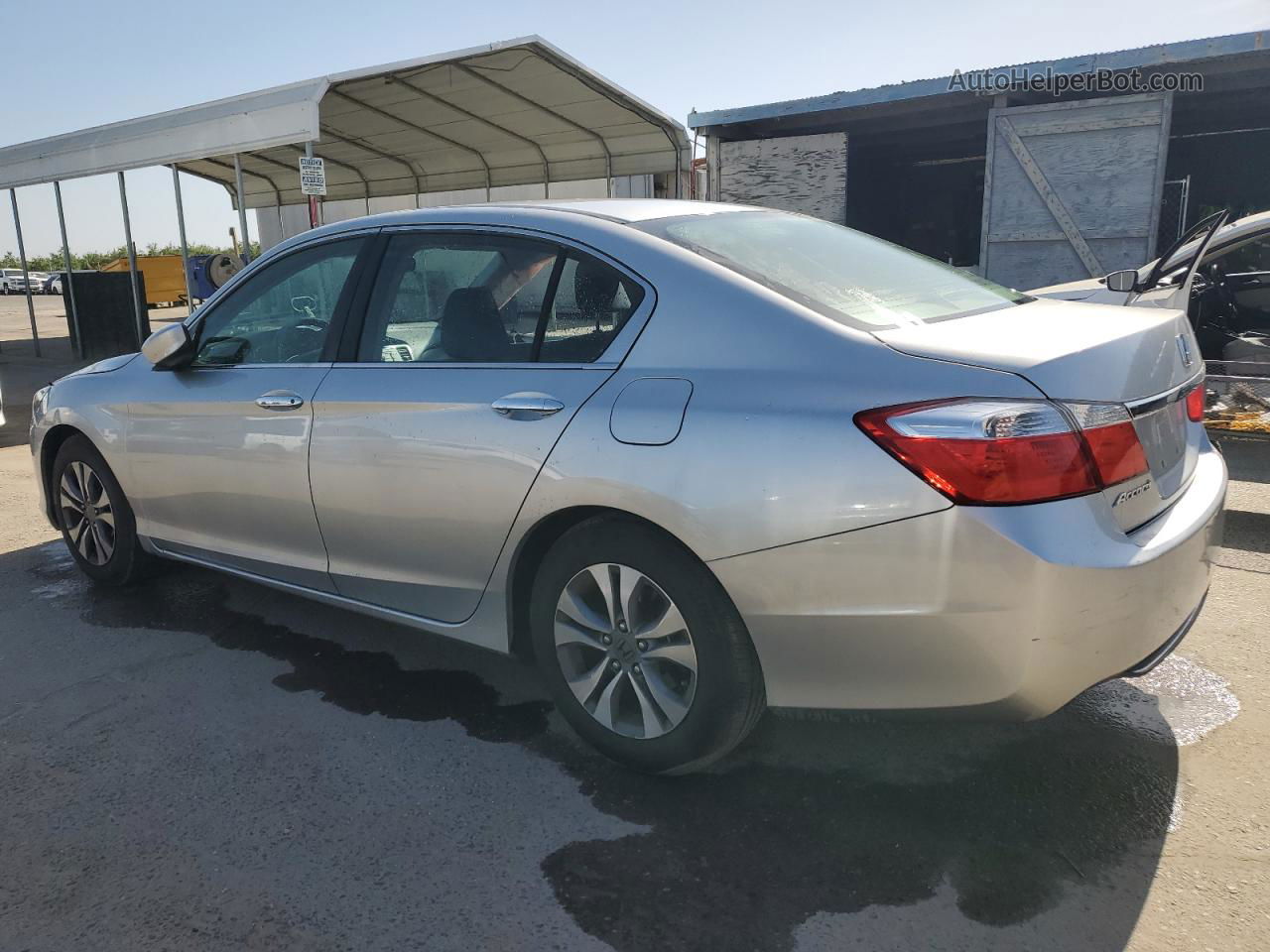 2014 Honda Accord Lx Silver vin: 1HGCR2F31EA015979