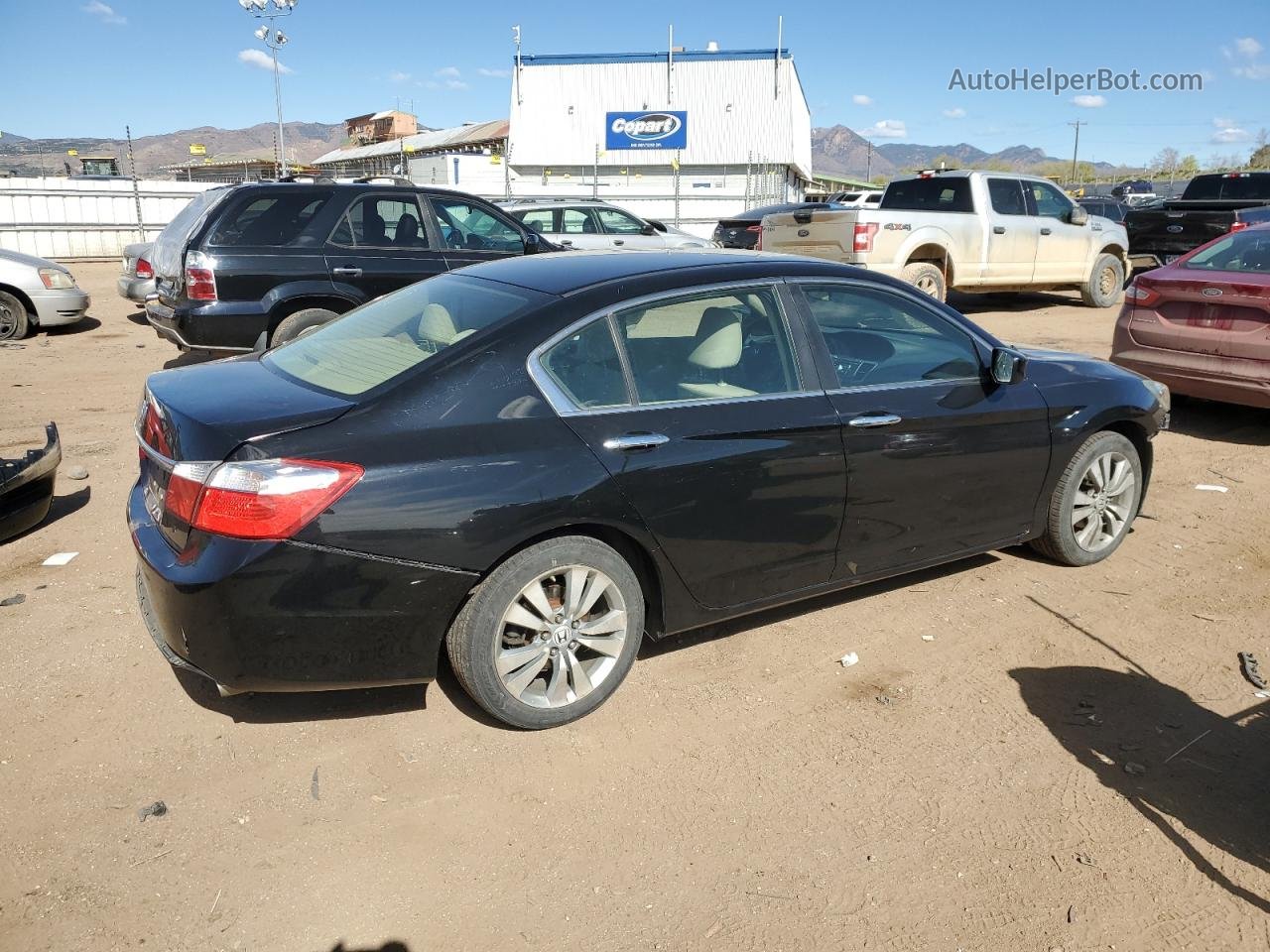 2014 Honda Accord Lx Black vin: 1HGCR2F31EA048142