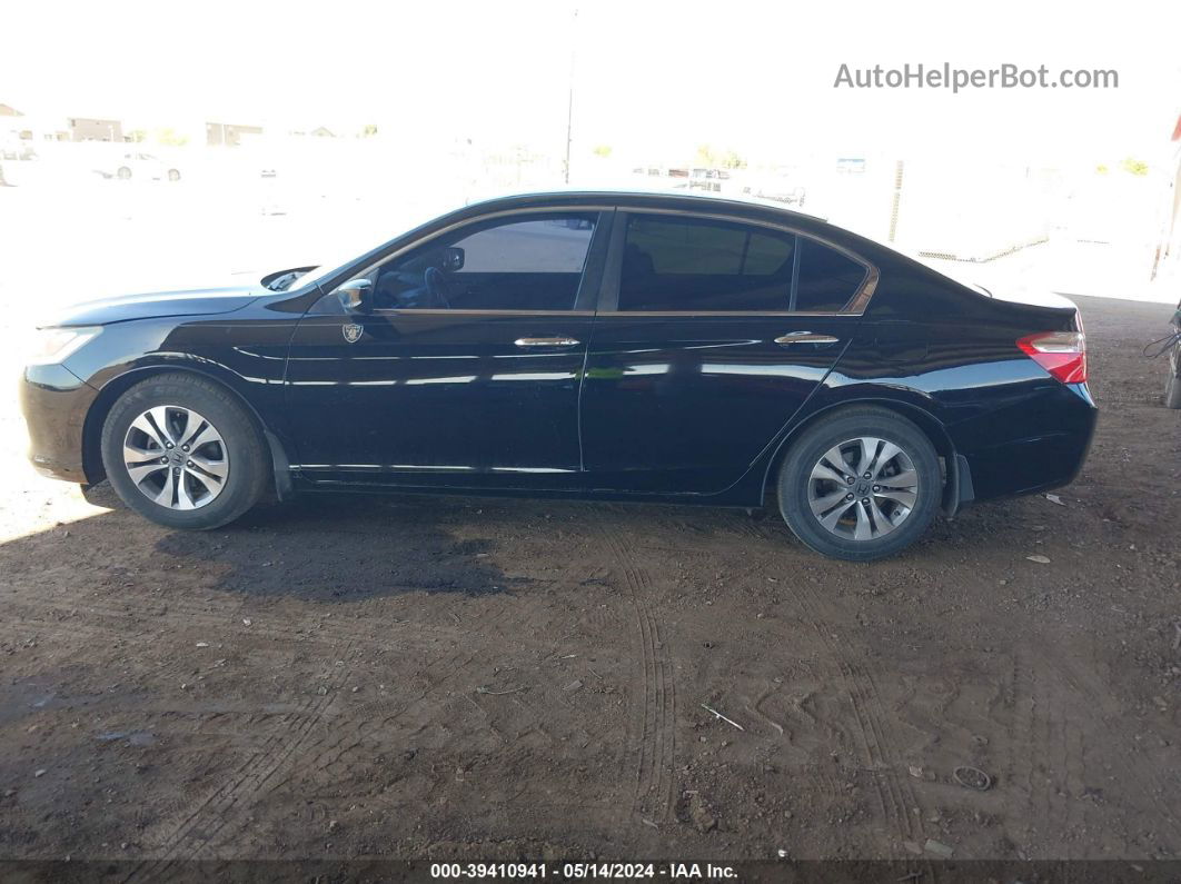 2014 Honda Accord Lx Black vin: 1HGCR2F31EA070707