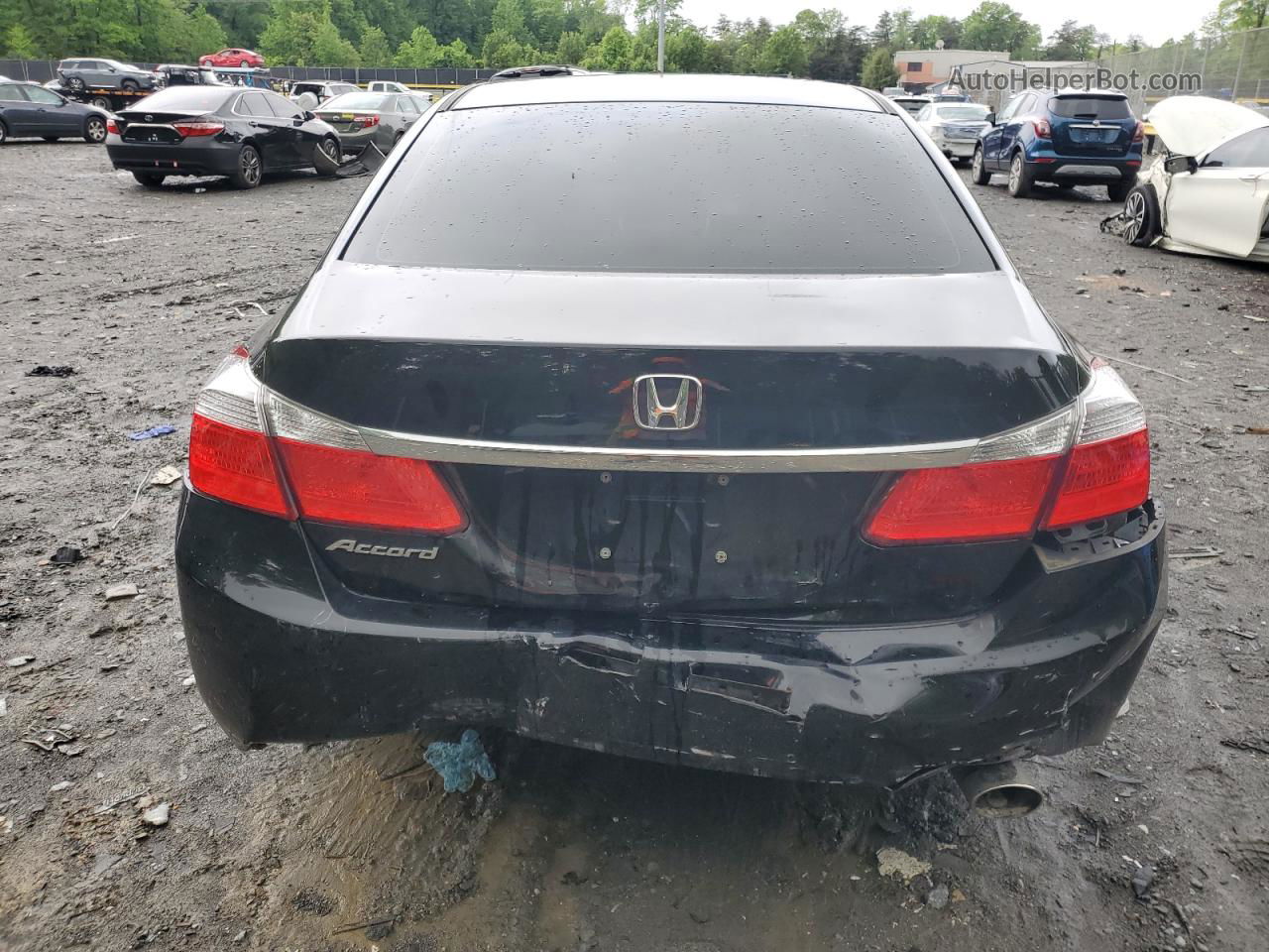 2014 Honda Accord Lx Черный vin: 1HGCR2F31EA072716