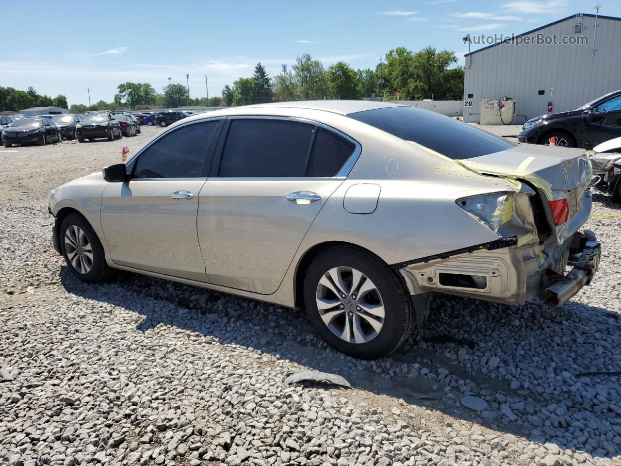 2014 Honda Accord Lx Tan vin: 1HGCR2F31EA072800