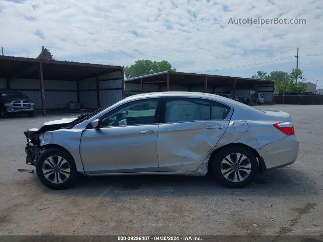 2014 Honda Accord Lx Silver vin: 1HGCR2F31EA074241