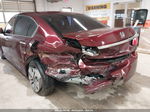 2014 Honda Accord Lx Burgundy vin: 1HGCR2F31EA105746