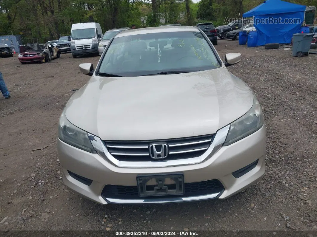 2014 Honda Accord Lx Бежевый vin: 1HGCR2F31EA176459