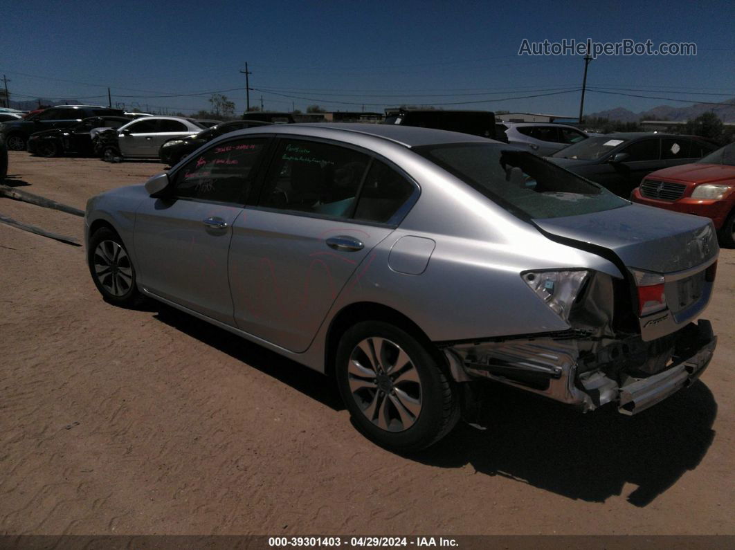 2014 Honda Accord Lx Silver vin: 1HGCR2F31EA203420