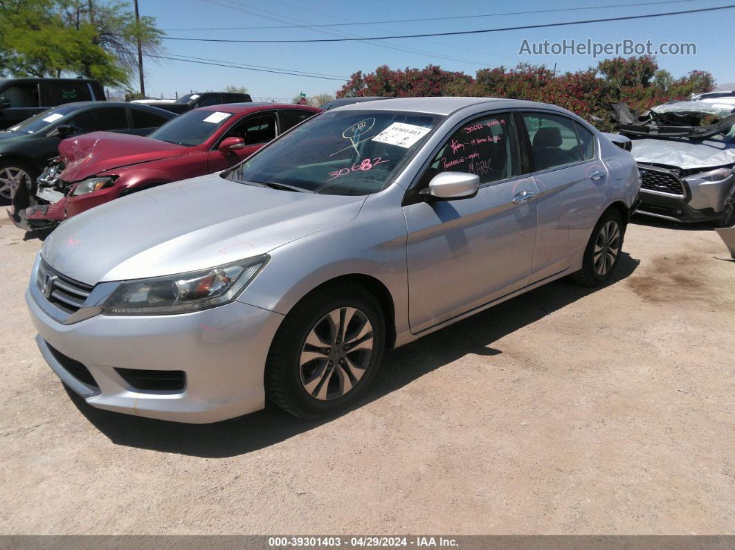 2014 Honda Accord Lx Silver vin: 1HGCR2F31EA203420