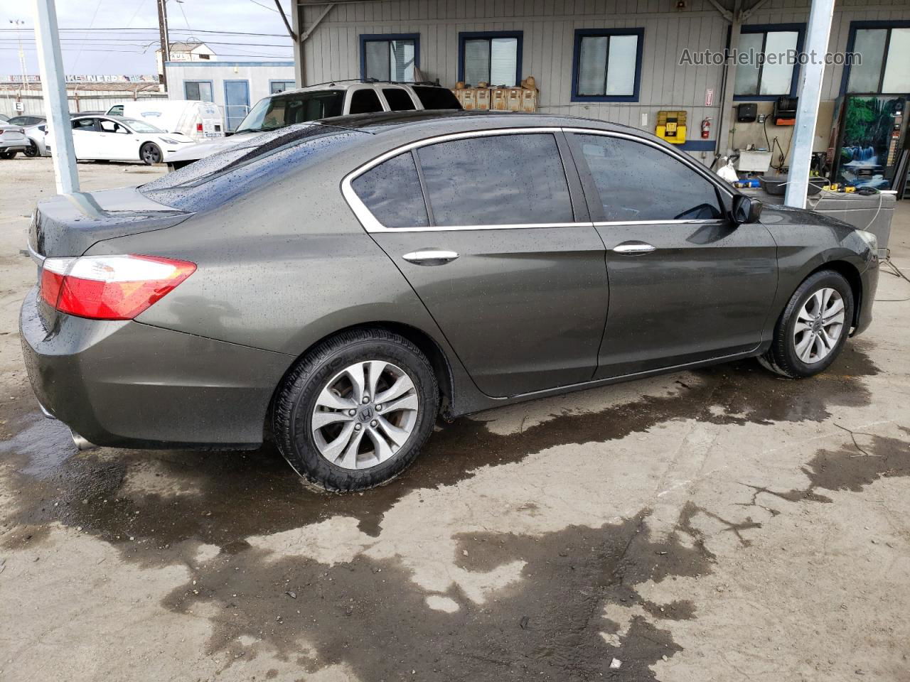 2014 Honda Accord Lx Gray vin: 1HGCR2F31EA238989