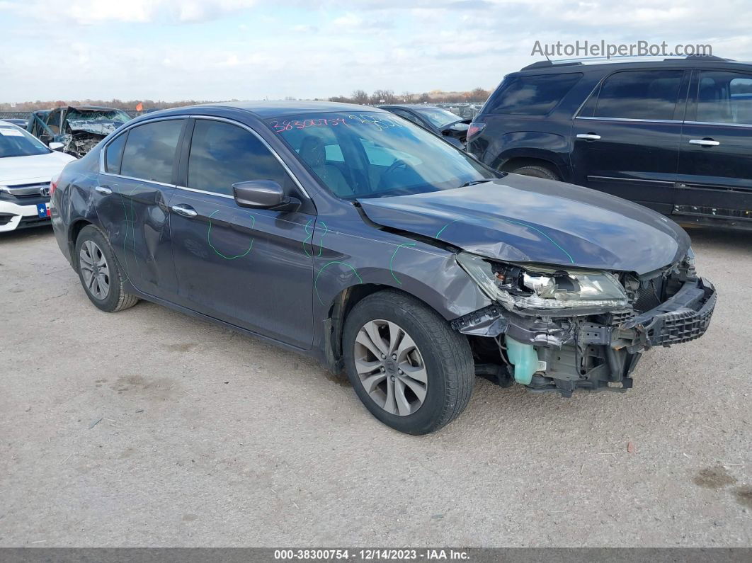 2014 Honda Accord Lx Gray vin: 1HGCR2F31EA277565