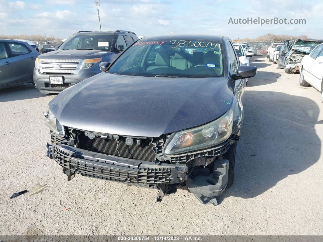 2014 Honda Accord Lx Gray vin: 1HGCR2F31EA277565