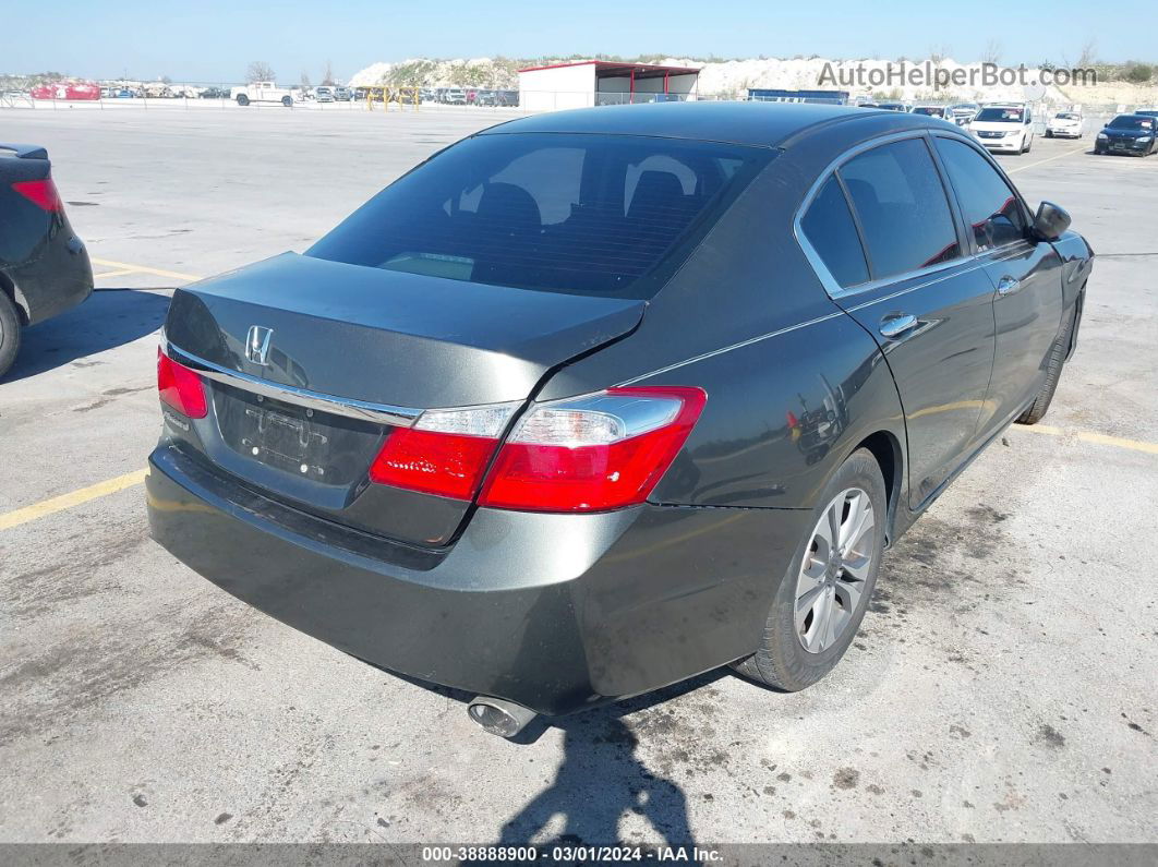 2014 Honda Accord Lx Gray vin: 1HGCR2F31EA288873