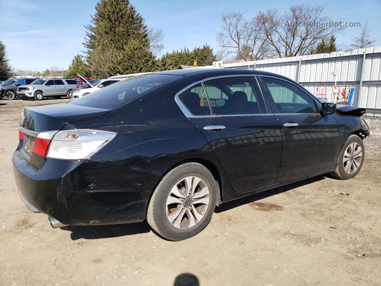 2015 Honda Accord Lx Black vin: 1HGCR2F31FA047896