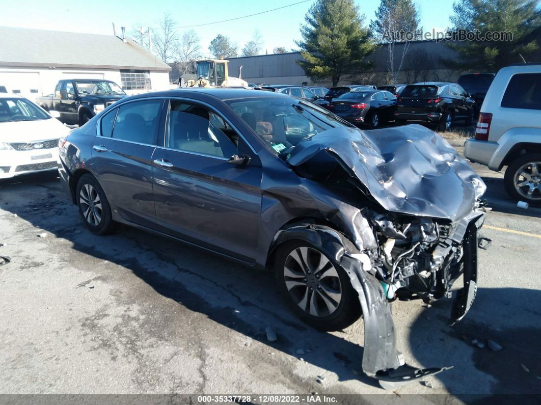 2015 Honda Accord Lx Gray vin: 1HGCR2F31FA175006