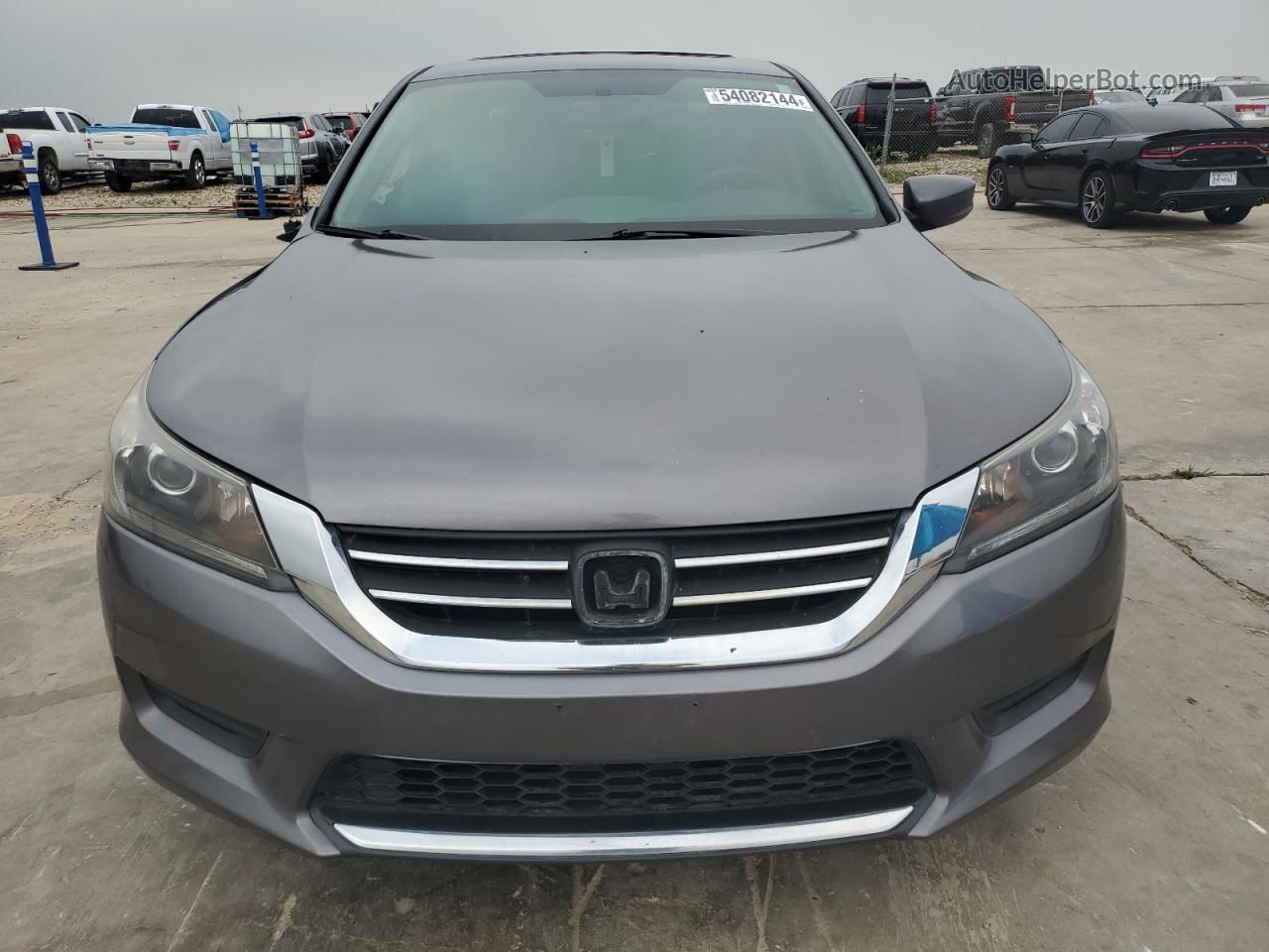 2015 Honda Accord Lx Gray vin: 1HGCR2F31FA200678