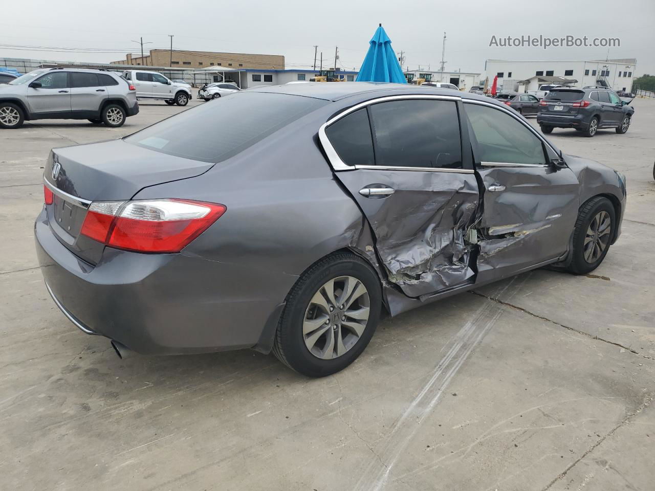 2015 Honda Accord Lx Gray vin: 1HGCR2F31FA200678