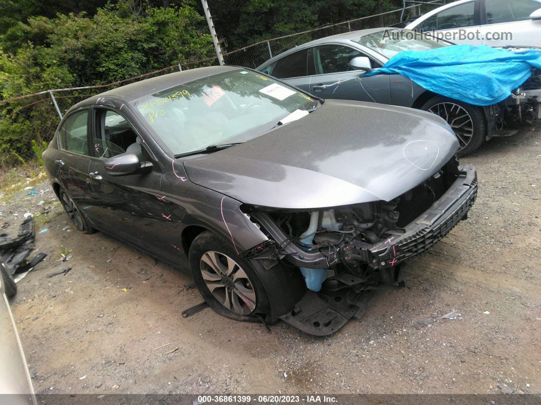 2015 Honda Accord Sedan Lx Gray vin: 1HGCR2F31FA204424