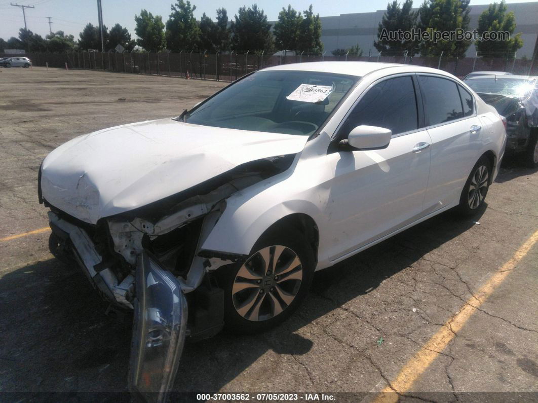 2015 Honda Accord Sedan Lx White vin: 1HGCR2F31FA223197