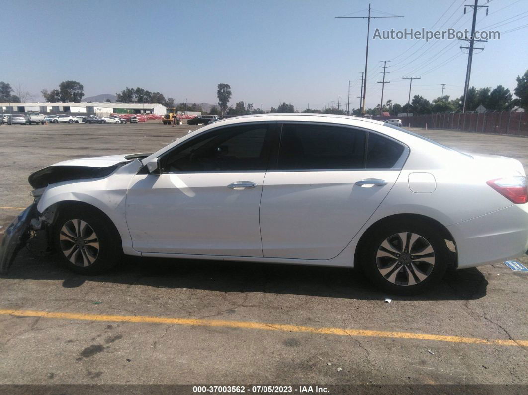 2015 Honda Accord Sedan Lx White vin: 1HGCR2F31FA223197