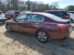 2015 Honda Accord Lx Maroon vin: 1HGCR2F31FA229453