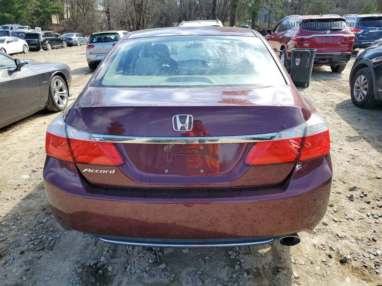 2015 Honda Accord Lx Maroon vin: 1HGCR2F31FA229453