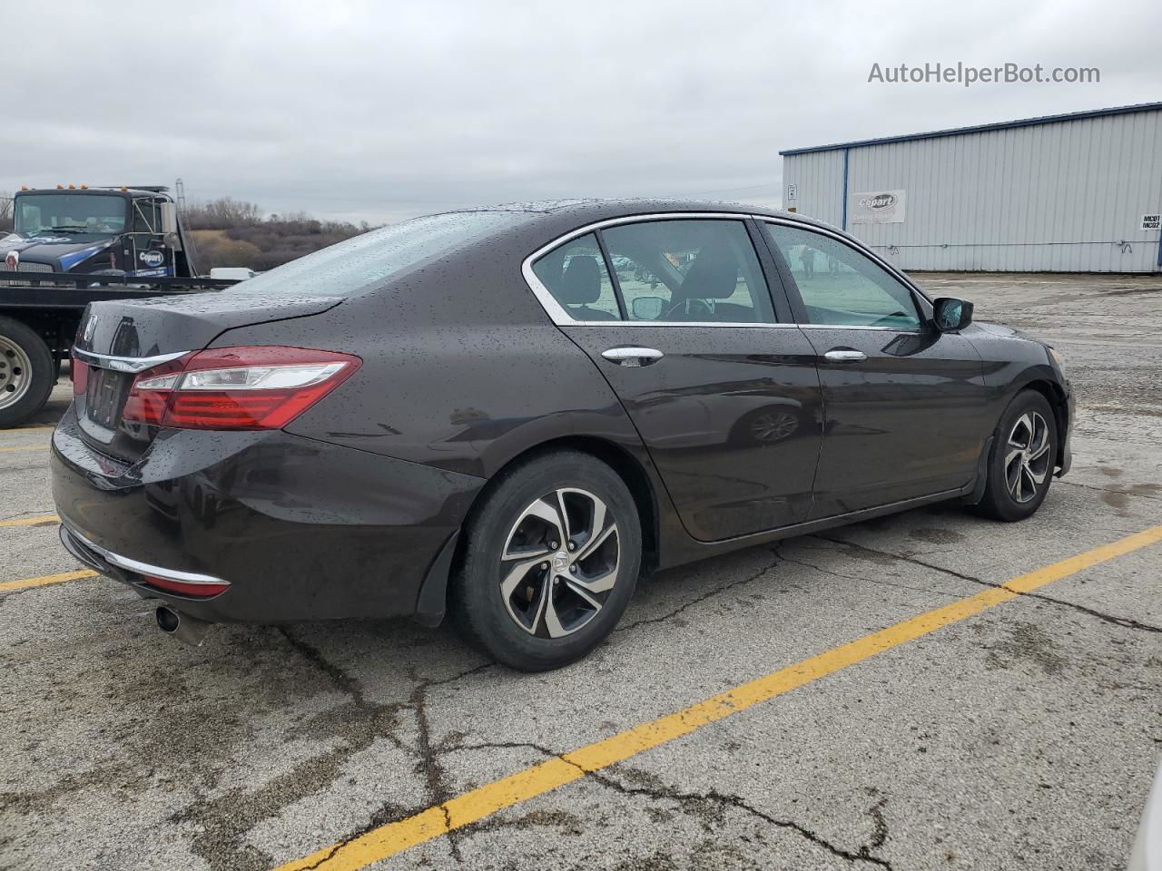 2016 Honda Accord Lx Black vin: 1HGCR2F31GA048130