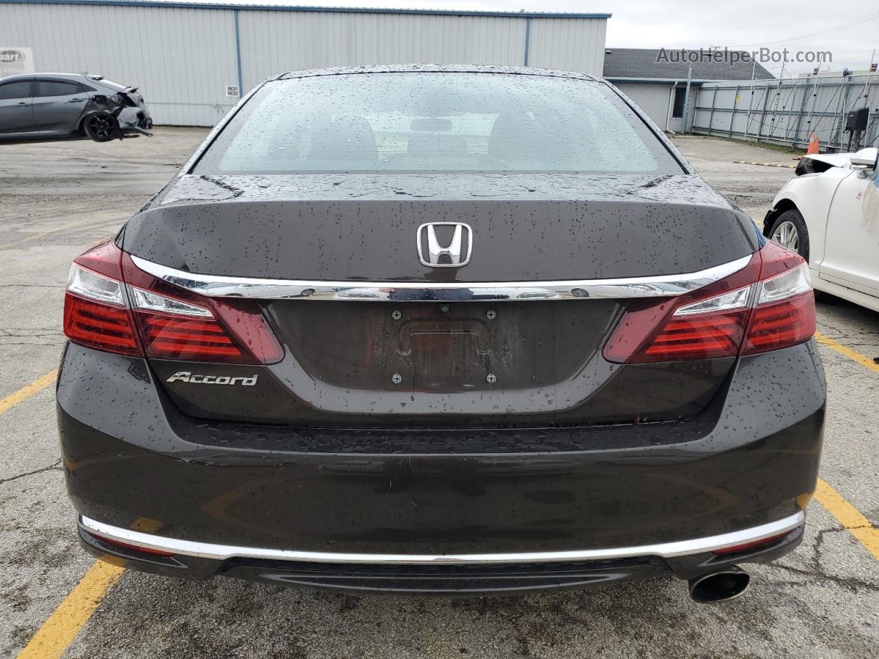 2016 Honda Accord Lx Black vin: 1HGCR2F31GA048130