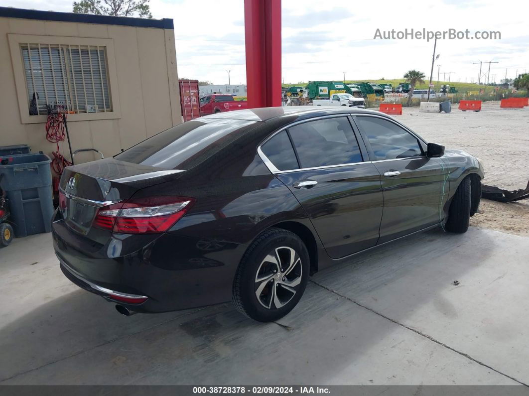 2016 Honda Accord Lx Black vin: 1HGCR2F31GA080706