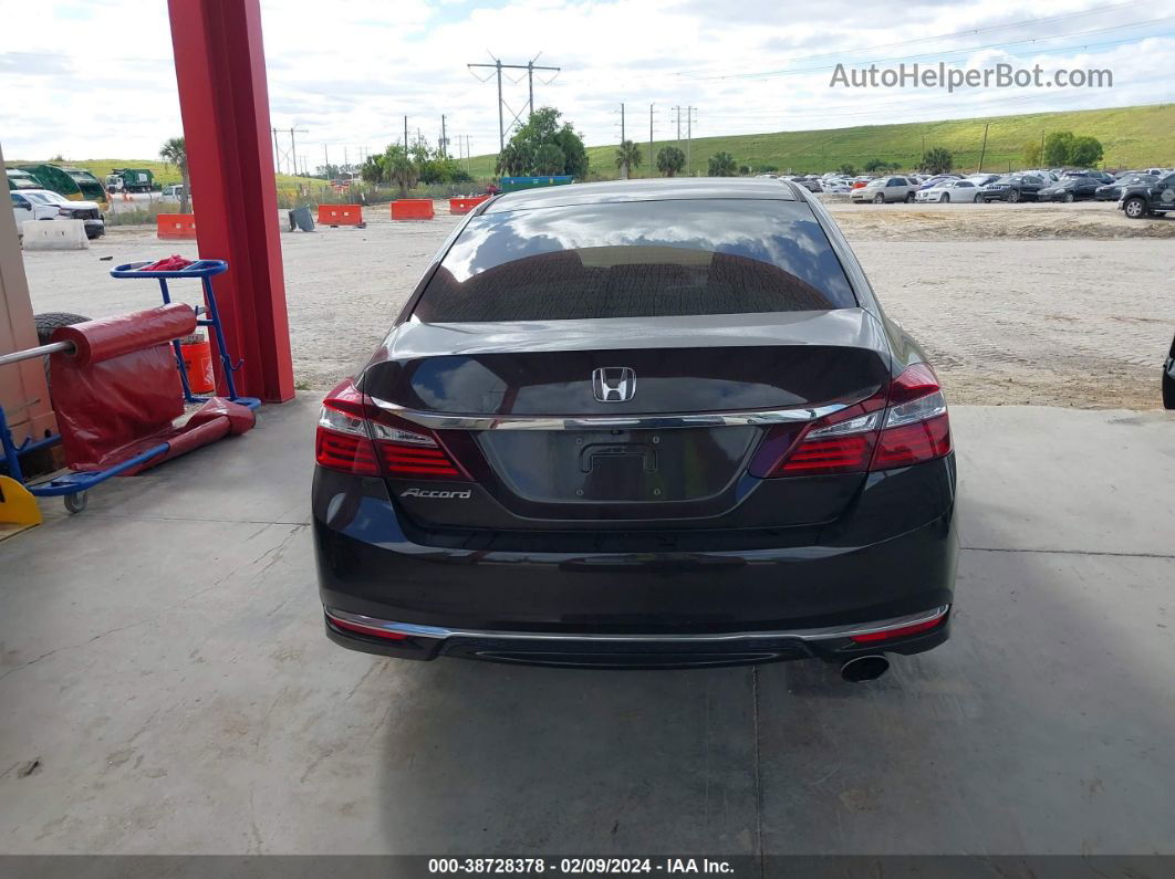 2016 Honda Accord Lx Black vin: 1HGCR2F31GA080706