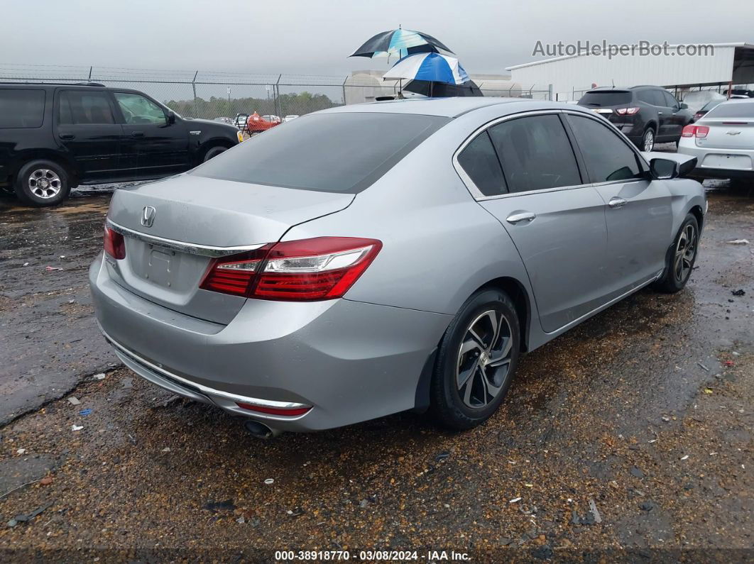 2016 Honda Accord Lx Silver vin: 1HGCR2F31GA156716