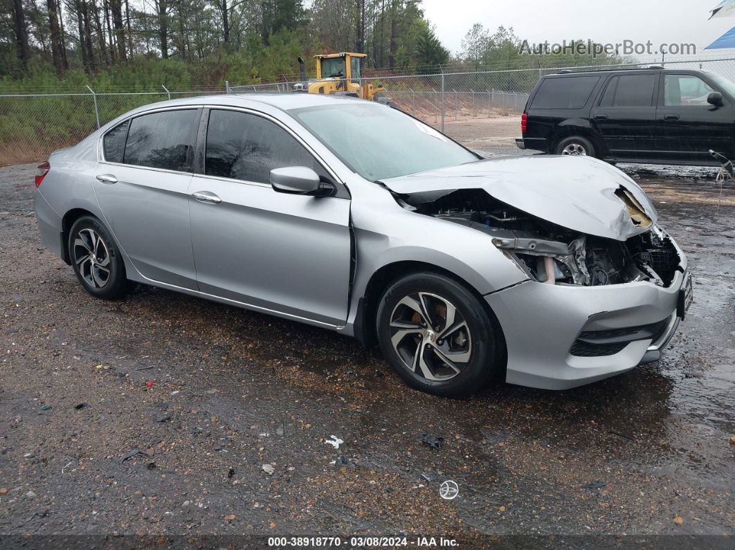 2016 Honda Accord Lx Silver vin: 1HGCR2F31GA156716