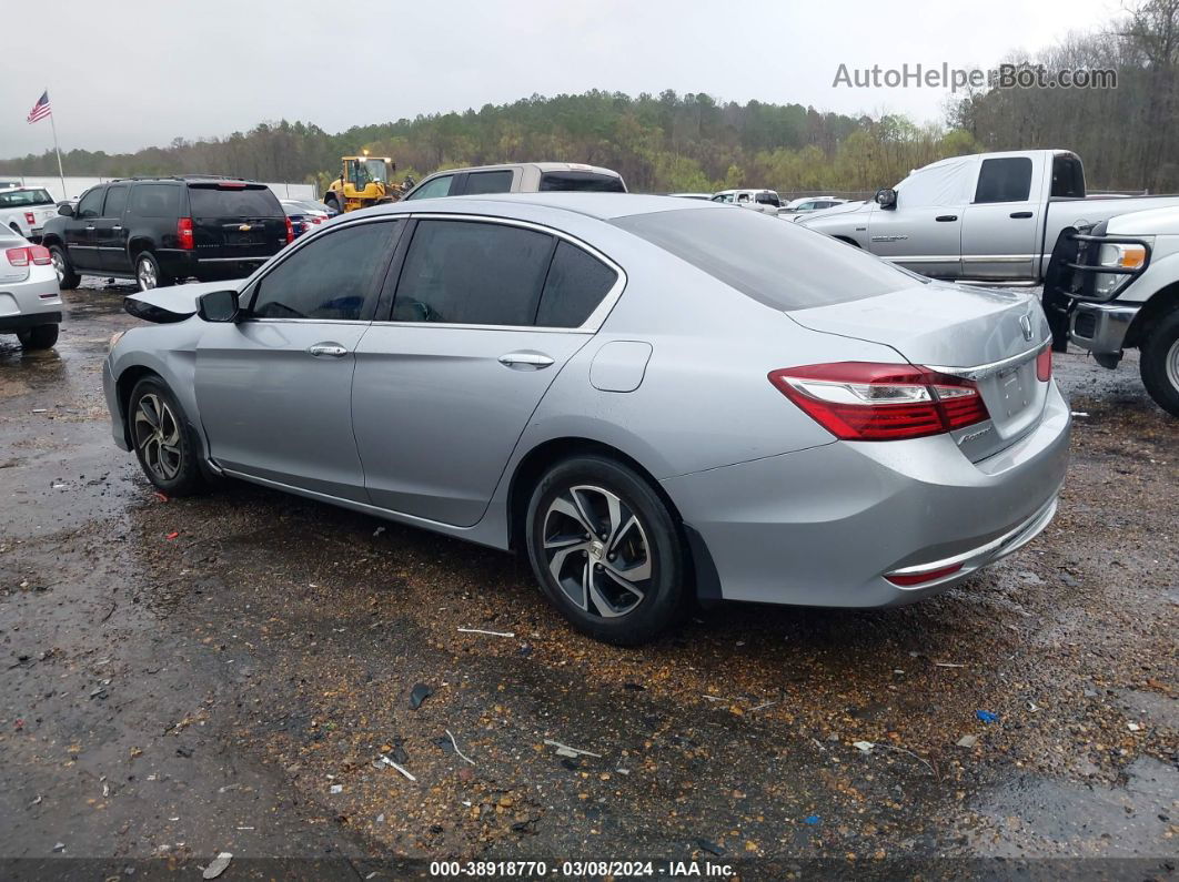 2016 Honda Accord Lx Silver vin: 1HGCR2F31GA156716