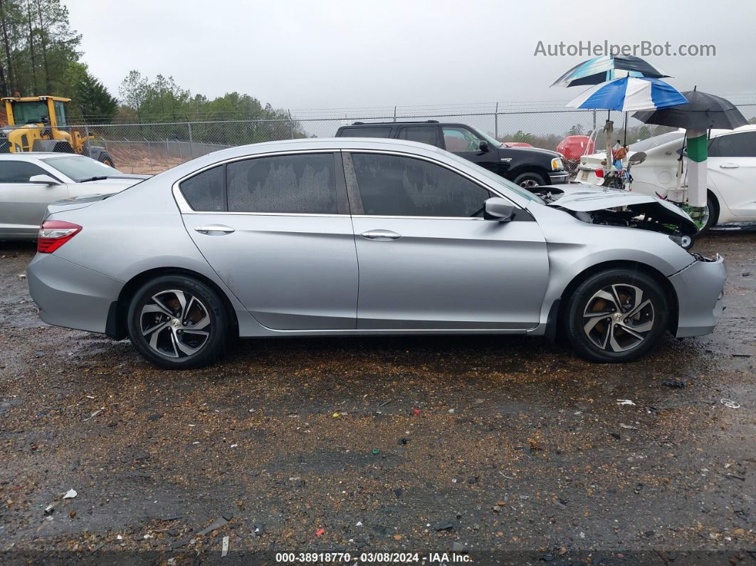 2016 Honda Accord Lx Silver vin: 1HGCR2F31GA156716