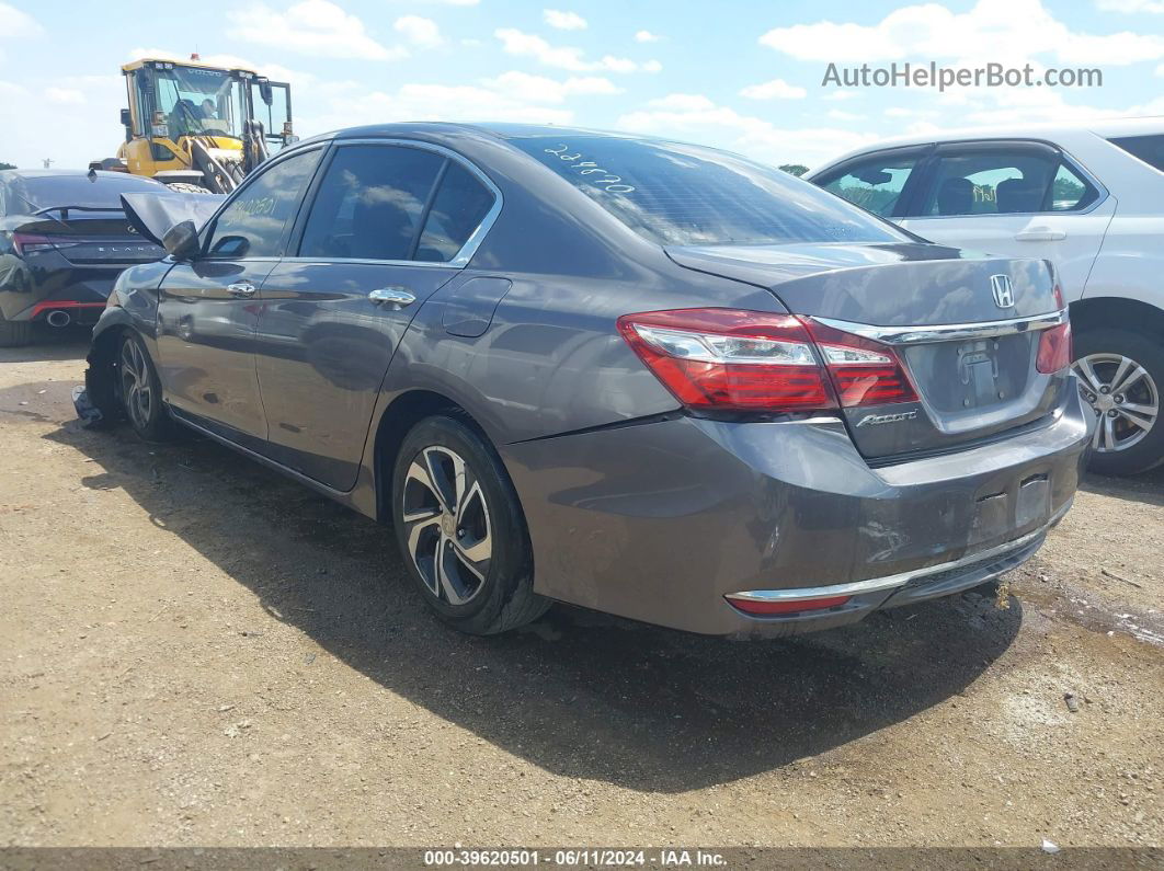 2016 Honda Accord Lx Gray vin: 1HGCR2F31GA224870