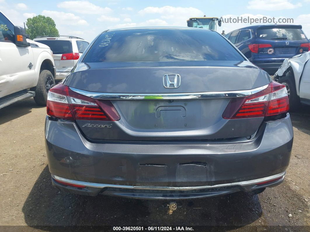 2016 Honda Accord Lx Gray vin: 1HGCR2F31GA224870