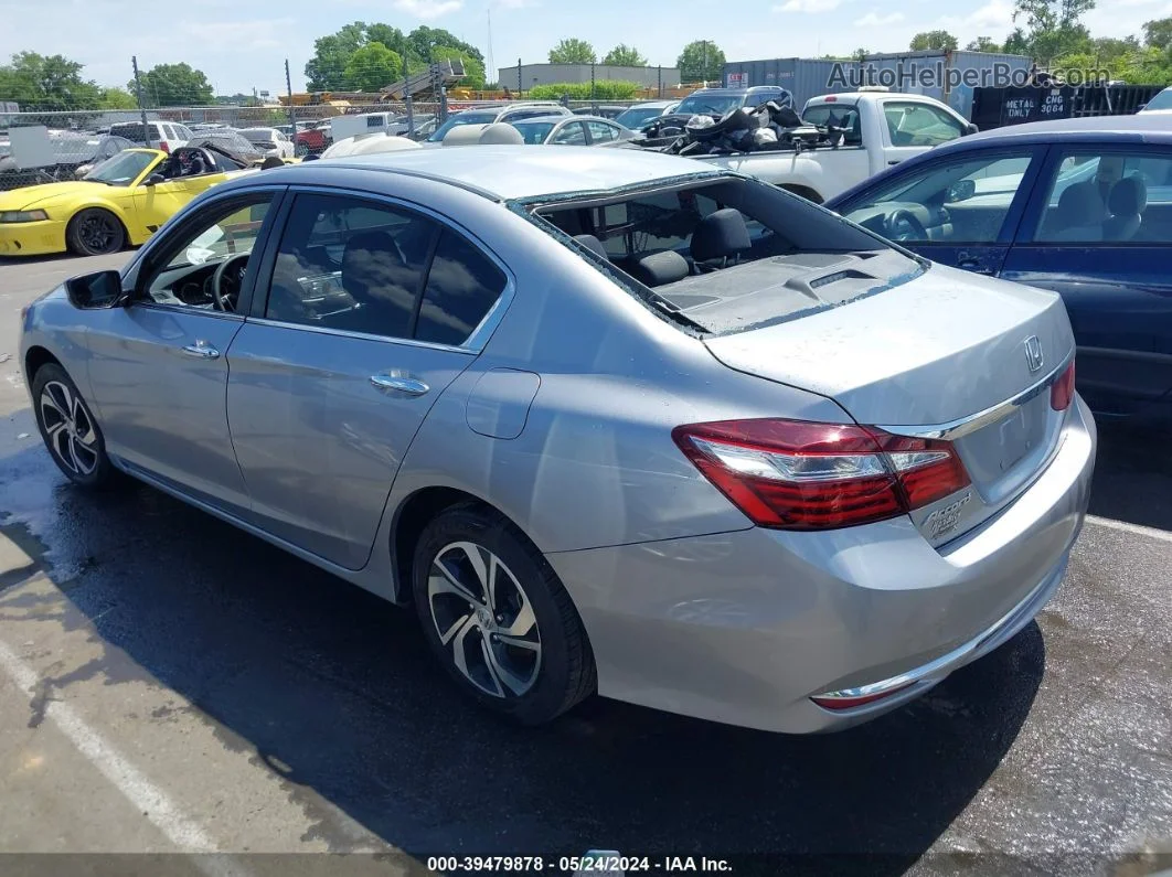 2017 Honda Accord Lx Silver vin: 1HGCR2F31HA063132