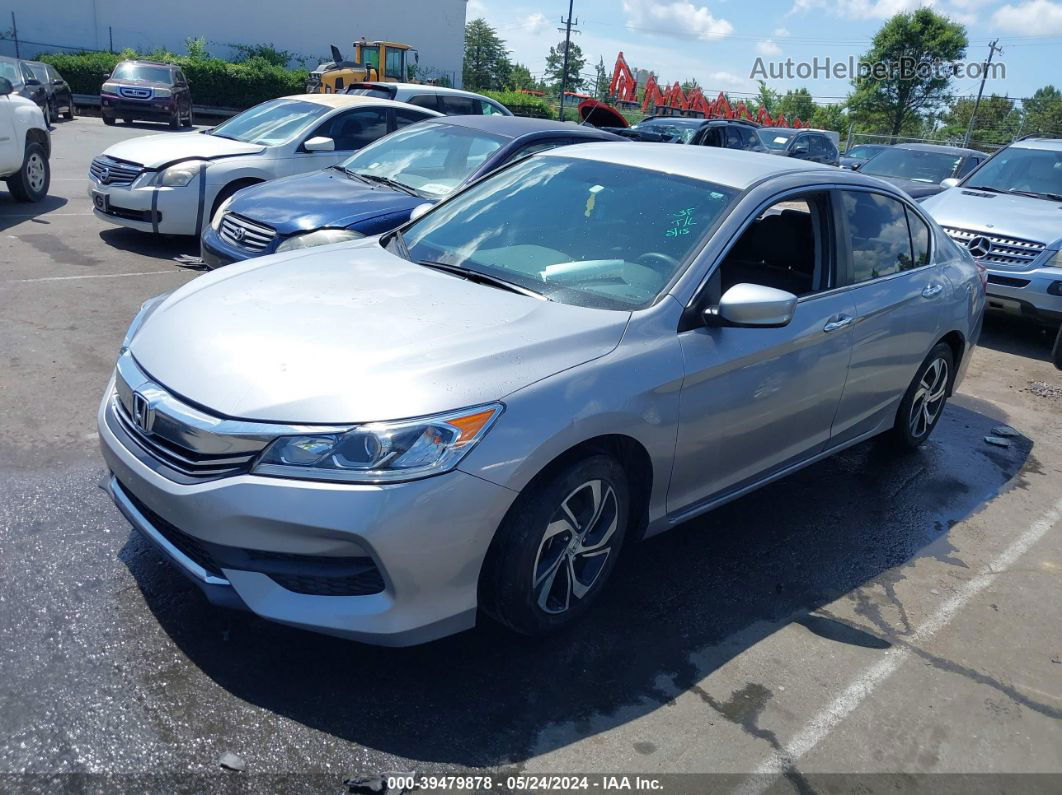 2017 Honda Accord Lx Silver vin: 1HGCR2F31HA063132