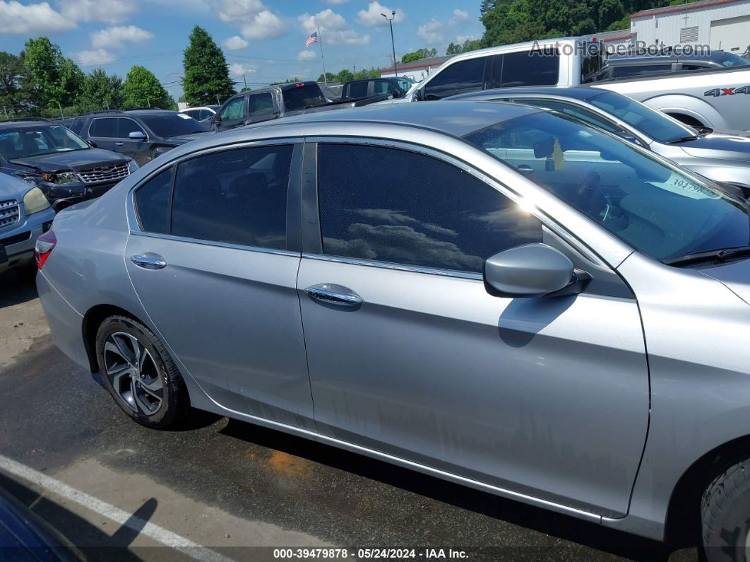 2017 Honda Accord Lx Silver vin: 1HGCR2F31HA063132