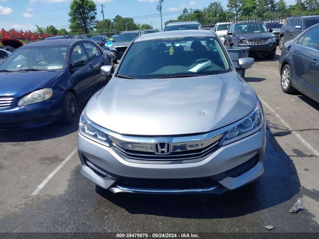 2017 Honda Accord Lx Silver vin: 1HGCR2F31HA063132