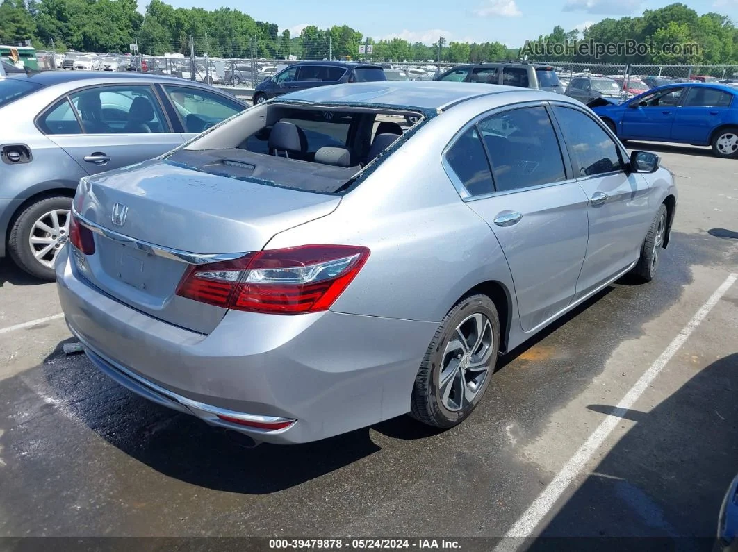 2017 Honda Accord Lx Silver vin: 1HGCR2F31HA063132