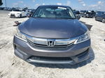 2017 Honda Accord Lx Gray vin: 1HGCR2F31HA117996