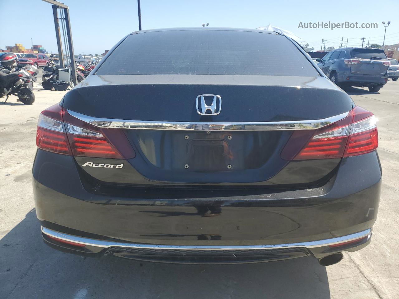 2017 Honda Accord Lx Черный vin: 1HGCR2F31HA123376