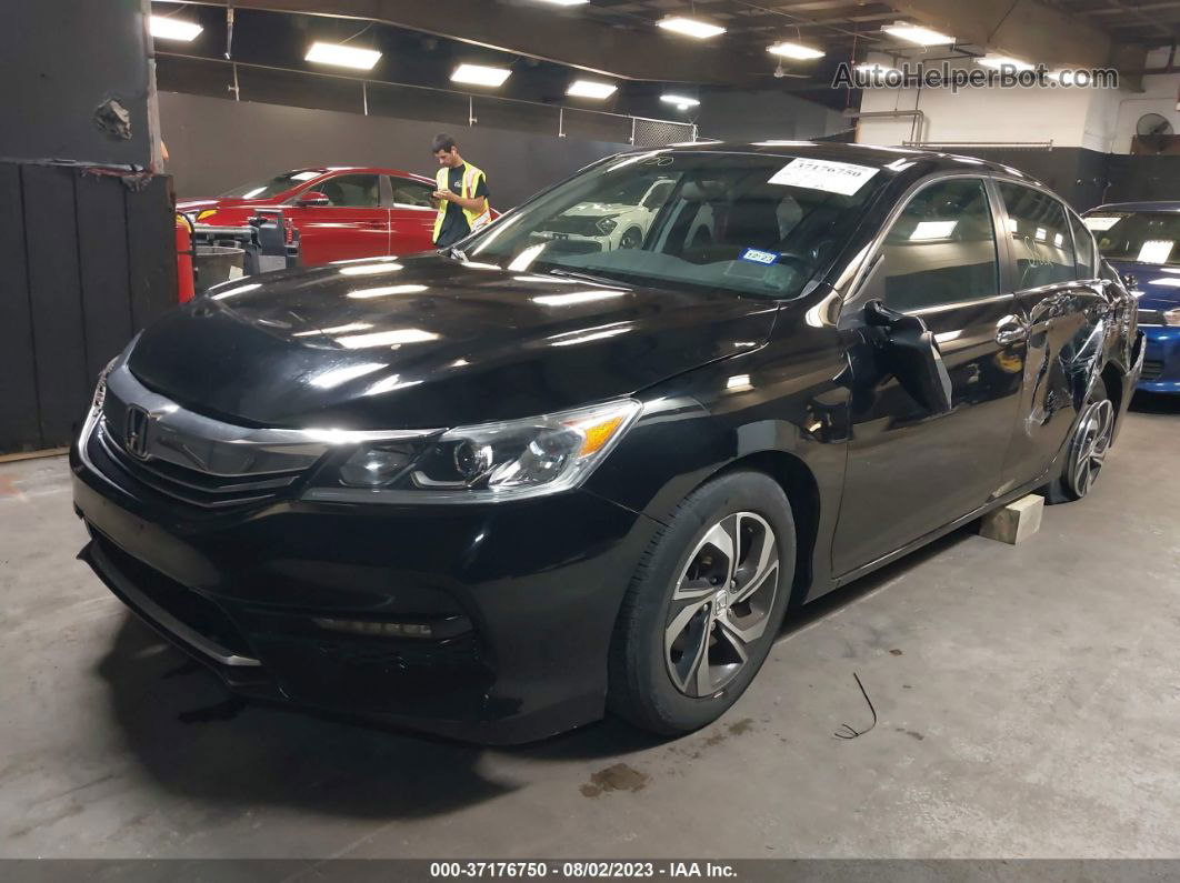 2017 Honda Accord Sedan Lx Black vin: 1HGCR2F31HA123393